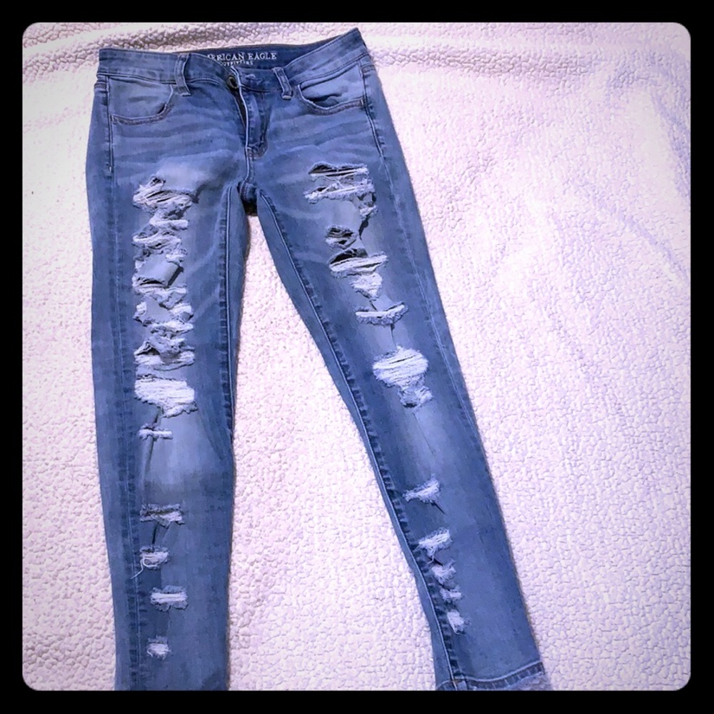 Jean crops💜